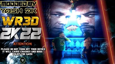 WR3D 2K22 Released|MP3 Option,New Hairstyles, Inferno Match,New Moves,New Taunts,New Models and More