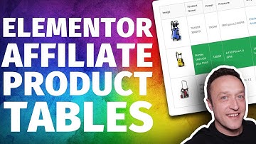 How to create TABLES WITH ELEMENTOR + UAE Great for Affiliate Marketing Websites