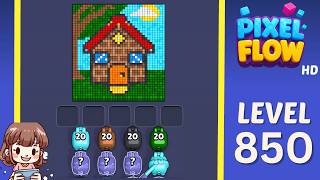 Pixel Flow Level 850 Solution Walkthrough screenshot 5