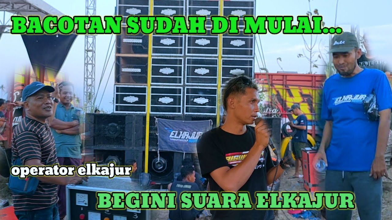 spil operator ELKAJUR,BEGINI SUARA ELKAJUR,,DAN BACOTAN SUDAH DI MULAI