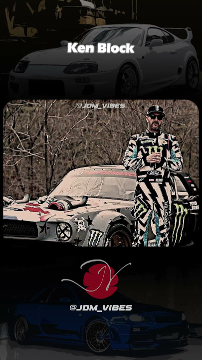 Who is the real drift king ? Ken Block VS Keiichi Tsuchiya... #cars  #drift #jdms #automobile #edit