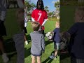 BTJ signing the Manning kids’ #ProBowlGames helmet 🥹