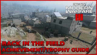 COD Modern Warfare 3 - Back in the Field Achievement/Trophy - Acquire the Major's keycard in 90