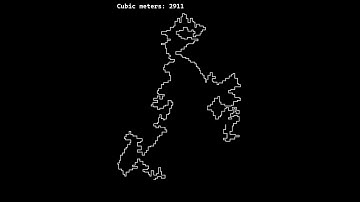 Advent of Code 2023 Day 18 visualization