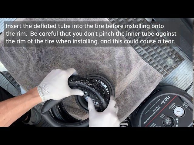 how to change electric scooter inner tube