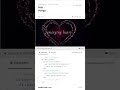 Stunning Sparkling Heart Animation with HTML & CSS 💖 #frontendcourse #webdesign #codingshorts