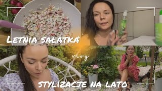 Vlog : PYSZNA SAŁATKA LETNIE BUTY I PIELĘGNACJA WIECZORNA ☀️