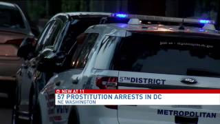 D.C. prostitution sting leads to 57 arrests
