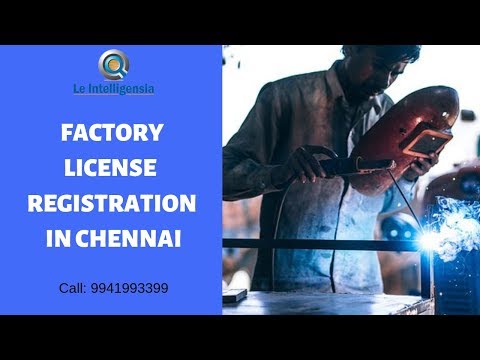 How to do Factory License Registration in Chennai