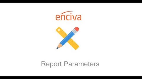 Add Report Parameter