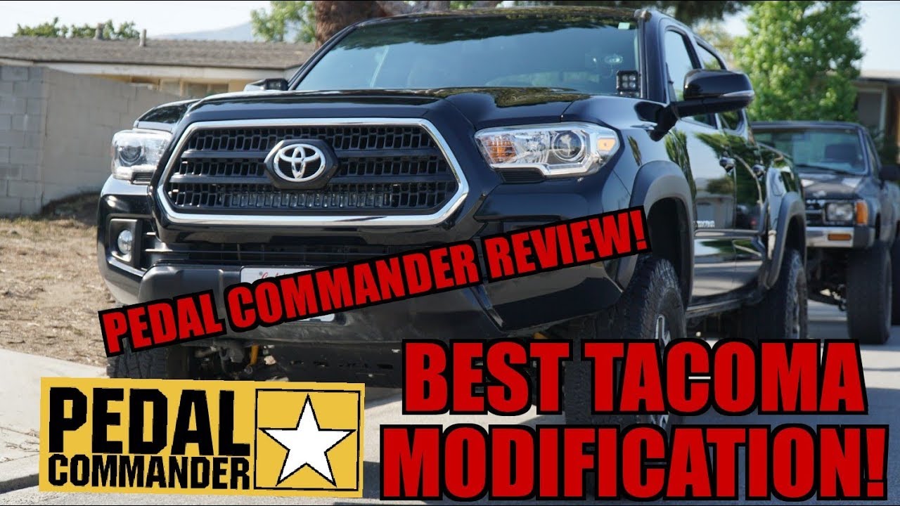 Pedal Commander Review for 2017 Toyota Tacoma - YouTube