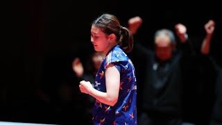 橋本帆乃香 スーパープレー&ヒロインインタビュー 日本生命レッドエルフ vs 日本ペイントマレッツ ノジマTリーグ2024-2025 2025年3月9日(日) 立命館いばらきFP【卓球 Tリーグ公式】