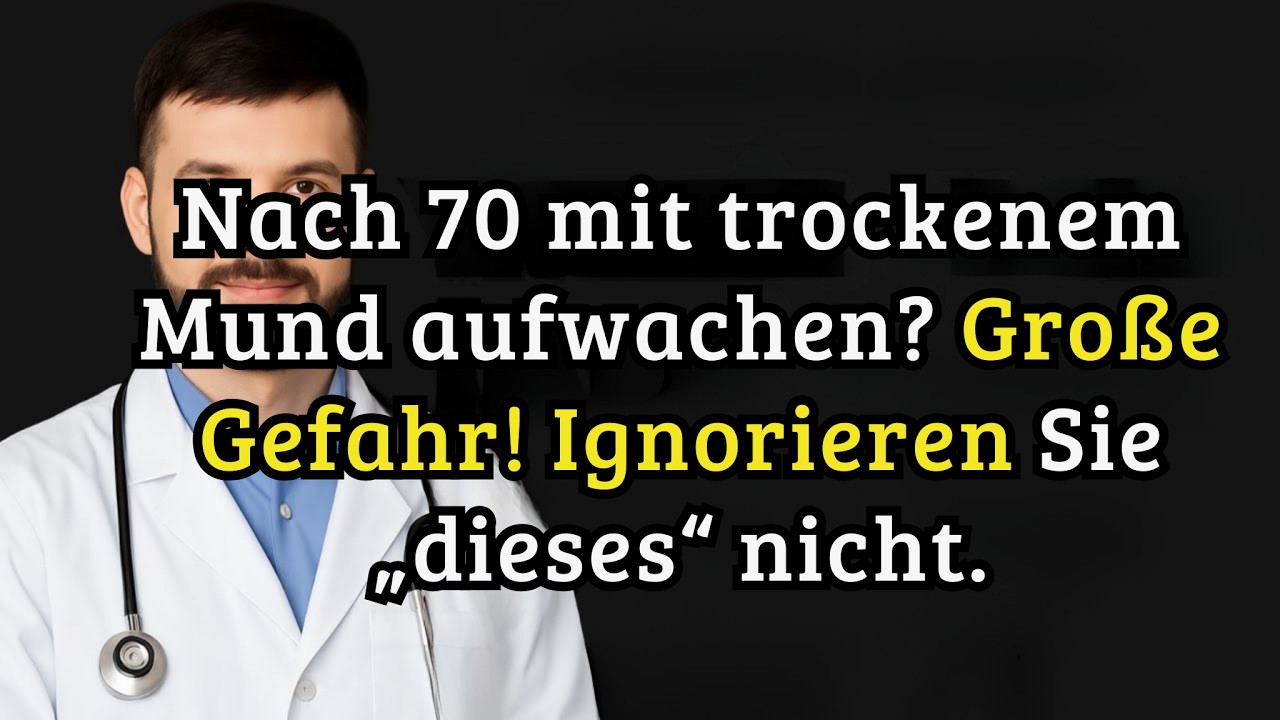 Wenn Sie mit trockenem Mund und Lippen aufwachen, sagt Ihr Körper Ihnen diese 6 gefährlichen Dinge!