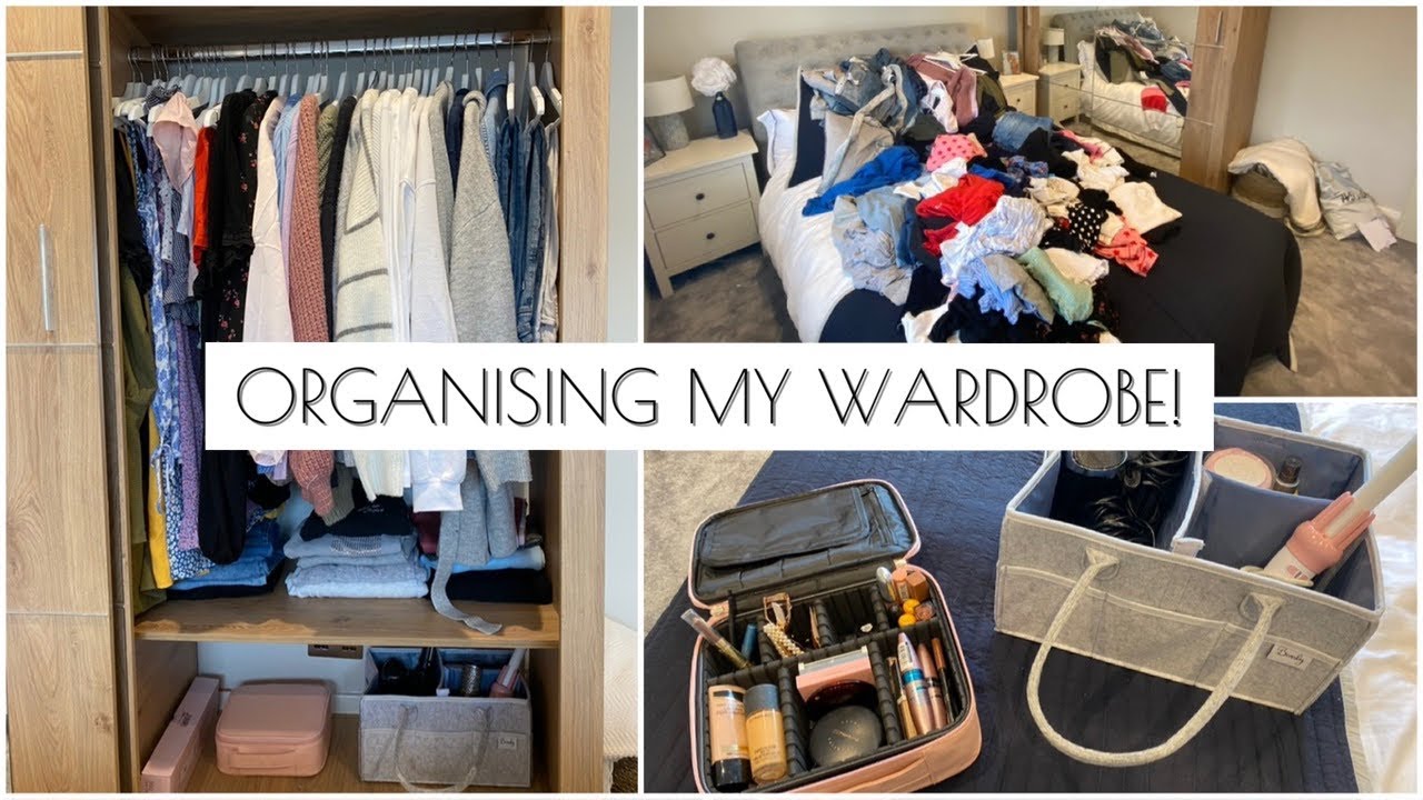 DECLUTTER & ORGANISE MY WARDROBE WITH ME! ORGANISING HACKS UK 2020 YouTube