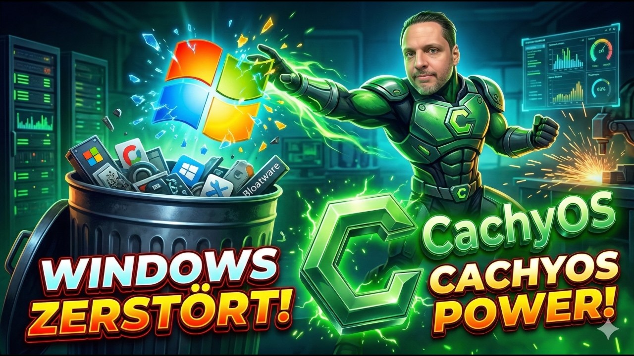 WINDOWS IST TOT! 💀 RTX 5080 + 7800X3D auf CachyOS zerstört ALLES! 🔥