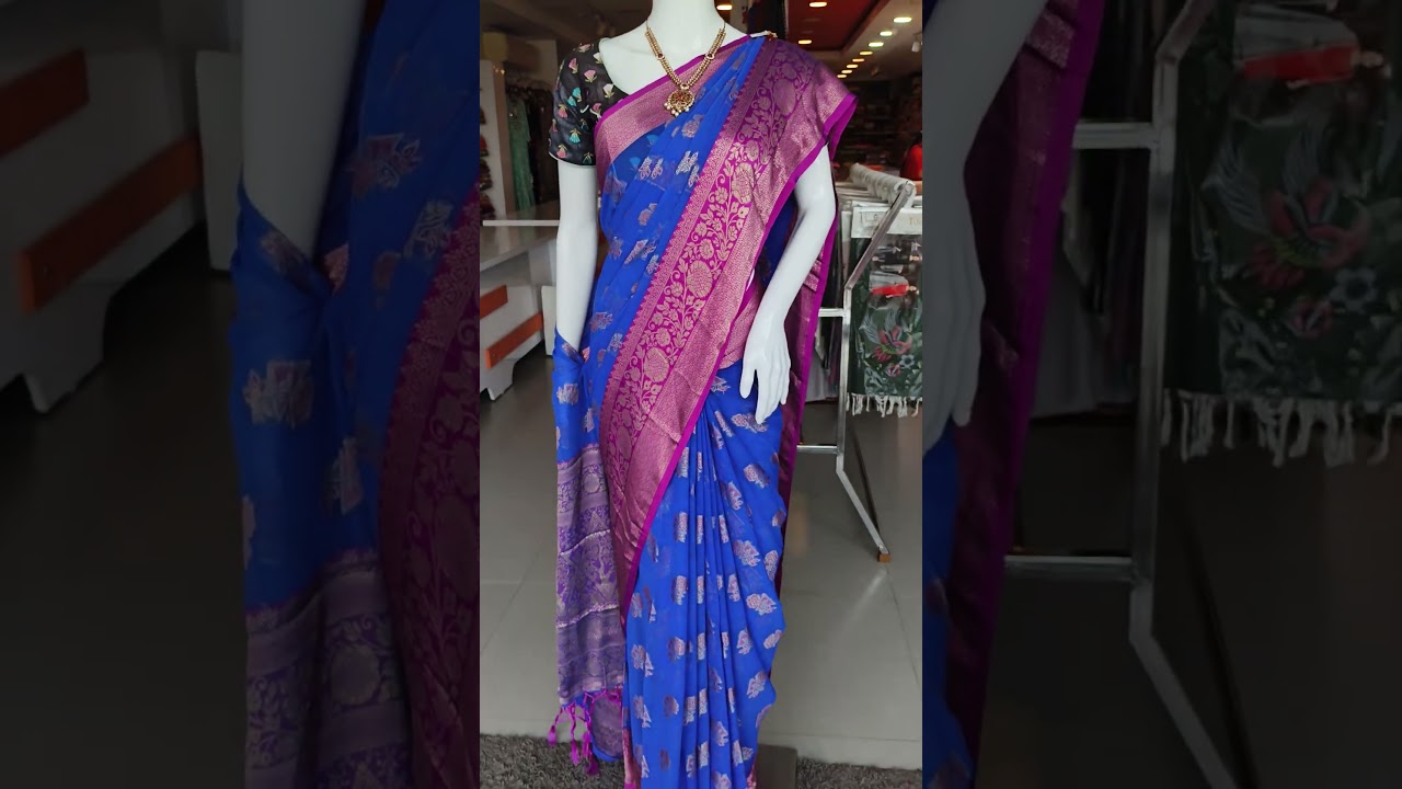 # Muskan silk# thread weaving Buta # online delivery