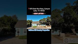 875 Deer Run Pass, Canyon Lake, Tx 78133 3 Bd 2 Ba 1,470 Saft