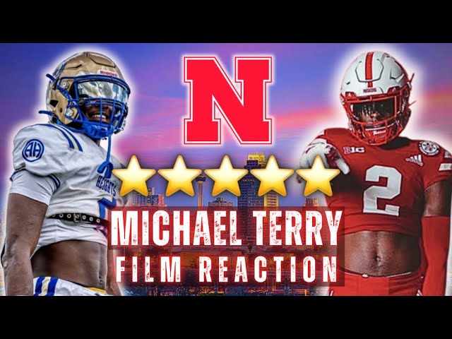 Nebraska's Next FIVE STAR? | Michael Terry III FILM REACTION | Husker Football Recruiting class=