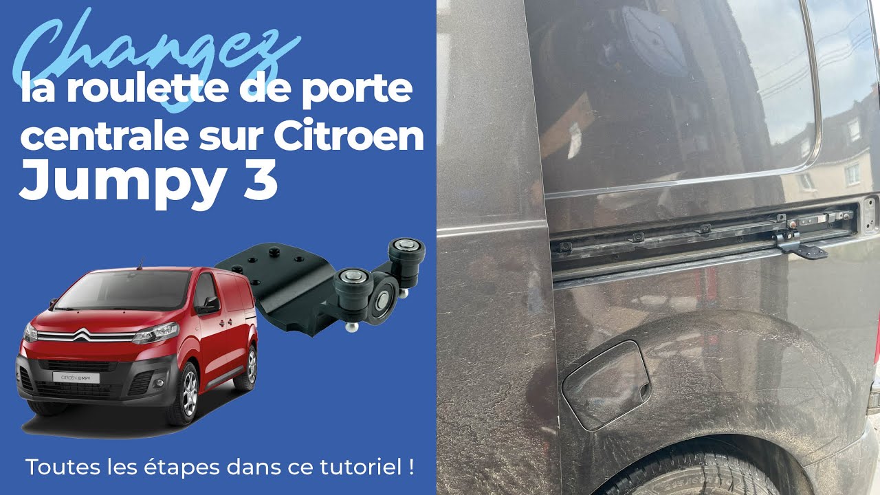 Porte Latérale Droit CITROËN JUMPY 2 - Réf. 9008P4, Blanc, Occasion - Bon État