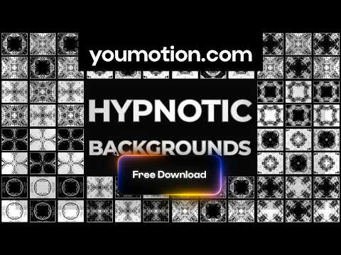 Hypnotic Backgrounds — 10 Looping Abstract Patterns (Ae, Pr, Dr, FCPX) Free