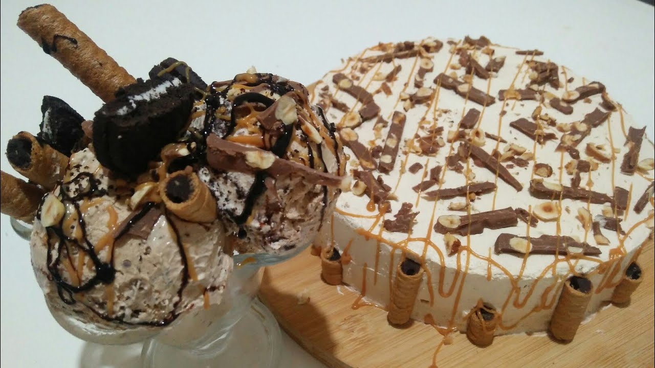 ايس كريم أو گلاص بنكهات مختلفة وراقية بدون ماكينة كريمي ومعلك ناجح 💯