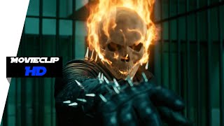 Ghost Rider (2007) | Ghost Rider Escapa de la Cárcel | MovieClip Español Latino HD