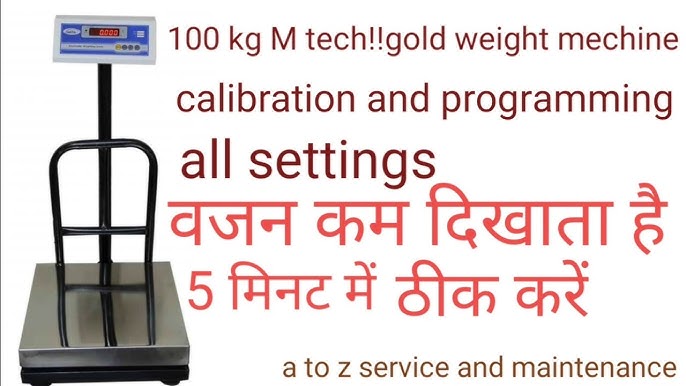 Weighing machine calibration and maintenance, how to whingeing