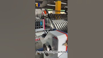 A3 Leaflet Paper Folding Machine With Cross Folder