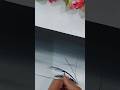 Black and white  painting #shorts #youtubeshorts