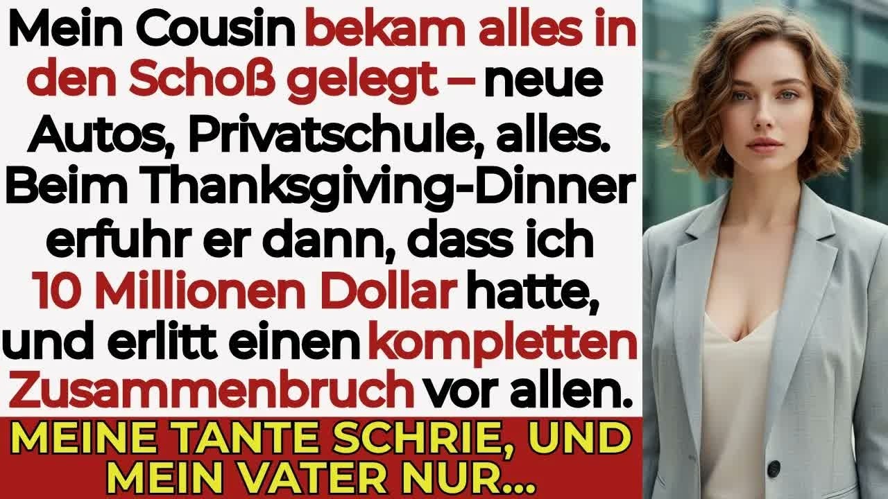 Beim Familienessen erfuhr ich, dass mein Cousin alles erbte — dann sagte er „Du bist nichts“