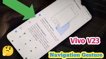 How To Enable Navigation Bar In Vivo V23| Enable Navigation Gesture Bar | Change Navigation Bar