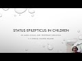 Status epilepticus in childre