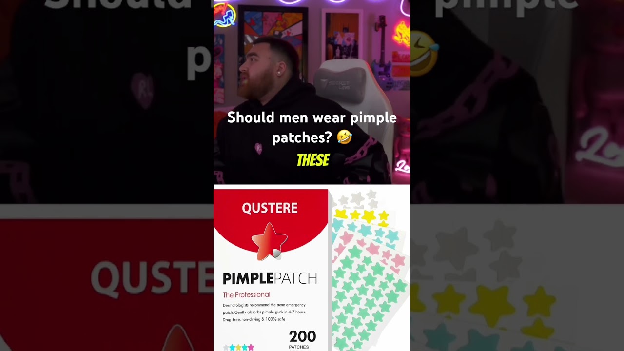 Los explains why he wears pimple patches 🤣 