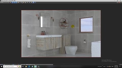 3DsMax Tutorials, Learn Texturing a Bathroom from Scratch in 3dsmax.( Part 8)