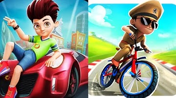 Kicko & Super Speedo VS Little Singham Cycle Race Game 2024 Gameplay Android, ios