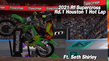 2021 Rf Supercross Rd.1 Houston 1 Hot Lap (50.171) - Mx Simulator