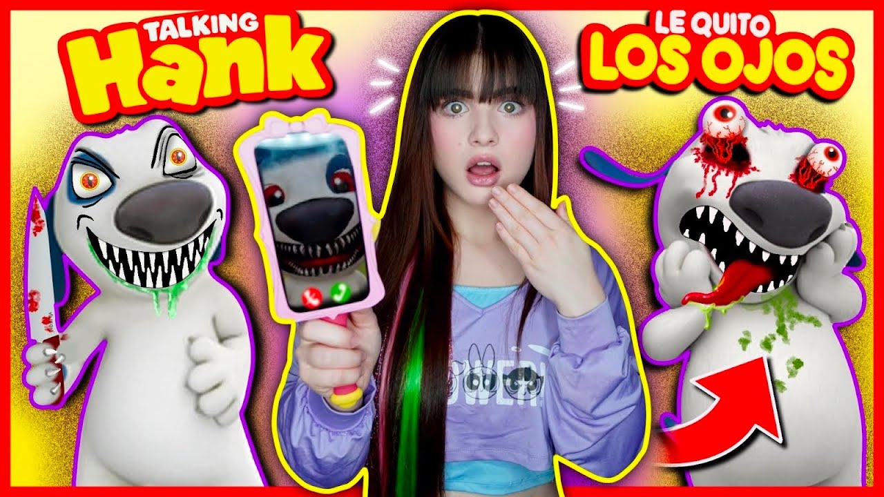 ❌ JAMÁS JUEGUES TALKING HANK!! 😰😈 *Le quité LOS OJOS y escondía algo ATERRADOR*