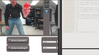 Controlling an Autonomous AR Drone using Hand Gestures