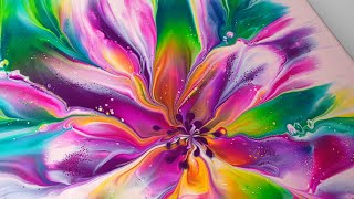 (570) Dip Technique with Bubble Wrap | Paint & Water Only | Fluid Acrylic Pouring | Designer Gemma77