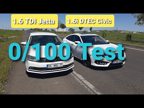 Dizel Volkswagen Jetta ve Dizel Honda Civic Test | Otokolik