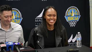 2026 WNBA Draft Party Press Conference: Azurá Stevens | Chicago Sky