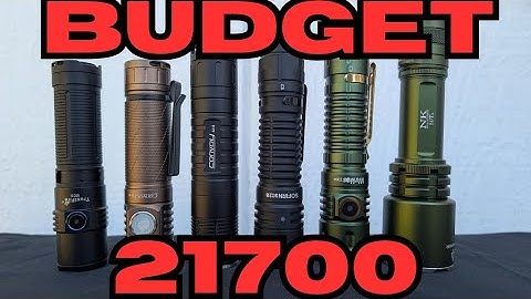 Best Budget 21700 Flashlight 2025? 6 Tested!