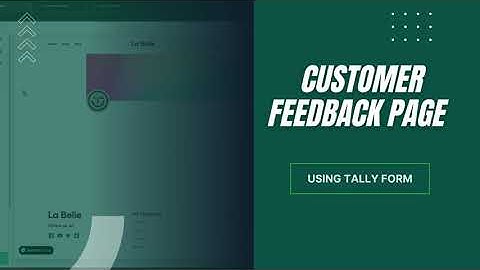 Creating a Customer Feedback Form Using Tradly’s Dynamic Page Method and Tally Form