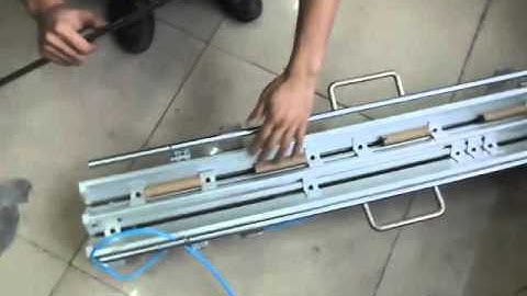 paper core loading machine for ttr slitting process operation video( half inch core loading)