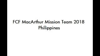 Fcf Macarthur Mission Team 2018