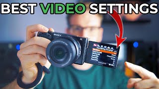 Sony ZVE10 The BEST Settings for VIDEO