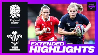 ENGLAND PUSH ON 🏴󠁧󠁢󠁥󠁮󠁧󠁿 | ENGLAND V WALES | EXTENDED RUGBY HIGHLIGHTS