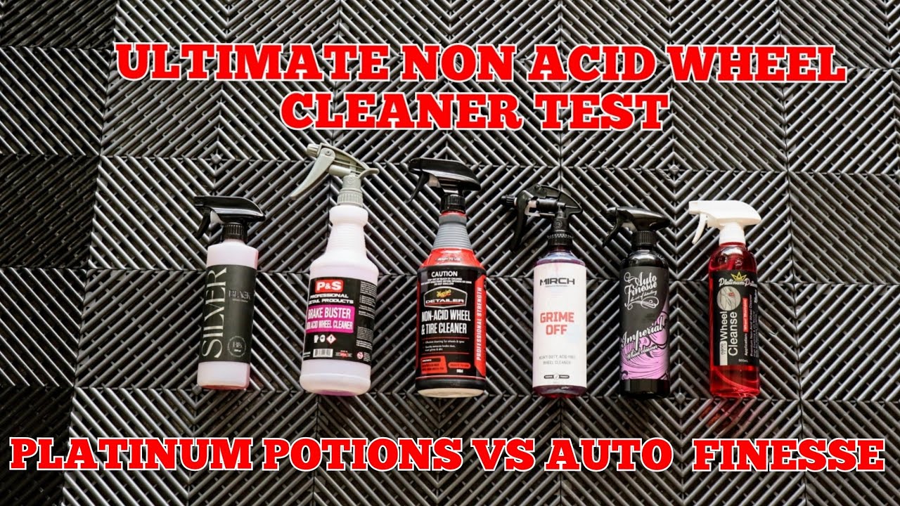 Ultimate Non Acid Wheel Cleaner Test Platinum Potions Wheel Cleanse