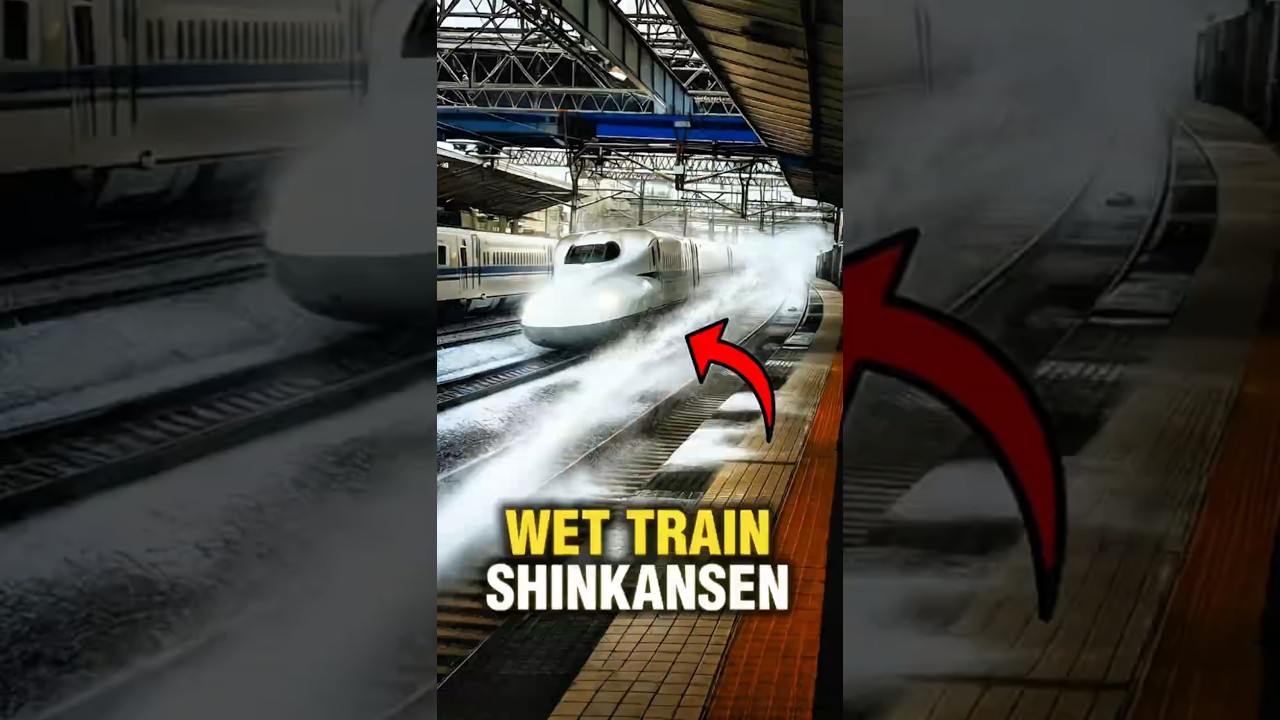 Why They Spray Water on High-speed Trains? 🚈