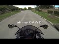 First Reaction to Riding a Crotch Rocket!!